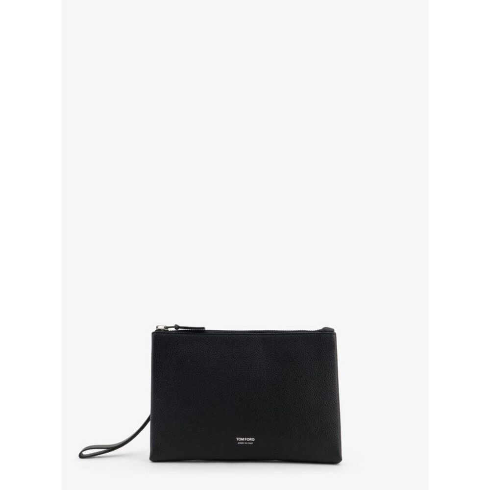 Tom Ford Men Grainde Leather Pochette